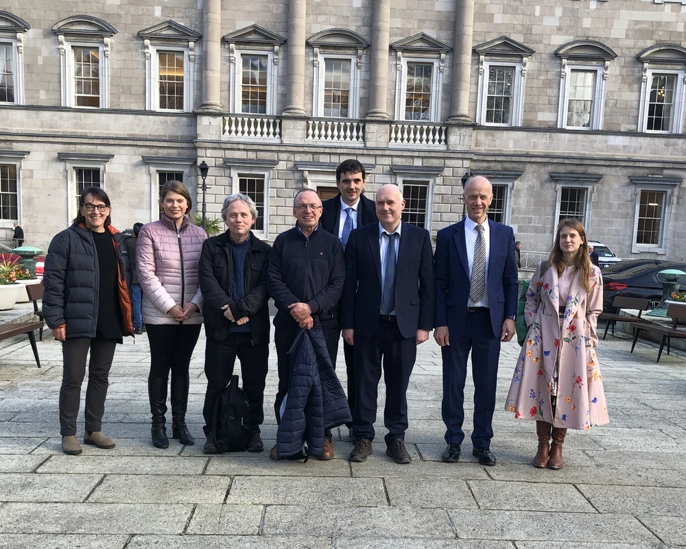 delegation to the Joint Oireachtas Committee outside Leinster House
